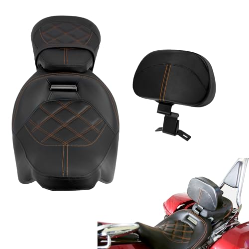 ハーレー用 ブラック バイクシート 後部座席 Amazon | ブラック オートバイ 後部座席 クローム バックレスト